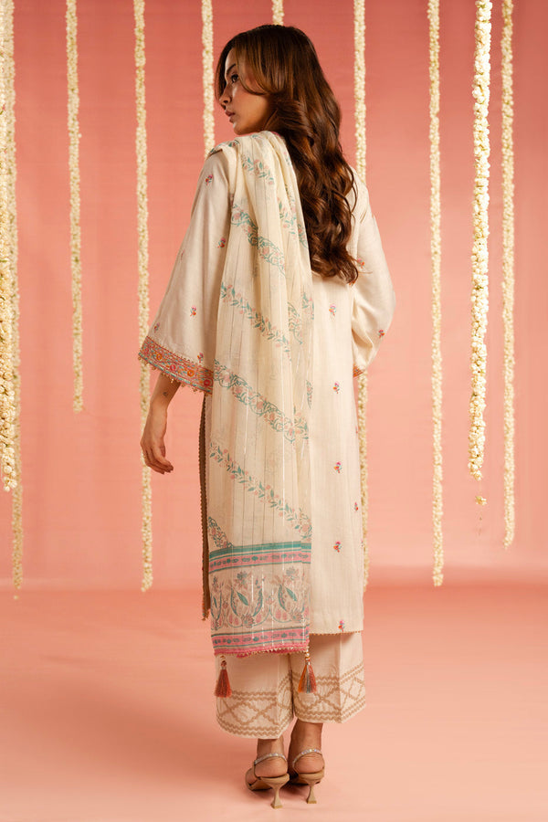 Al Karam | Festive Summer 25 | RTS | SHIRT, TROUSER & DUPATTA 03-2