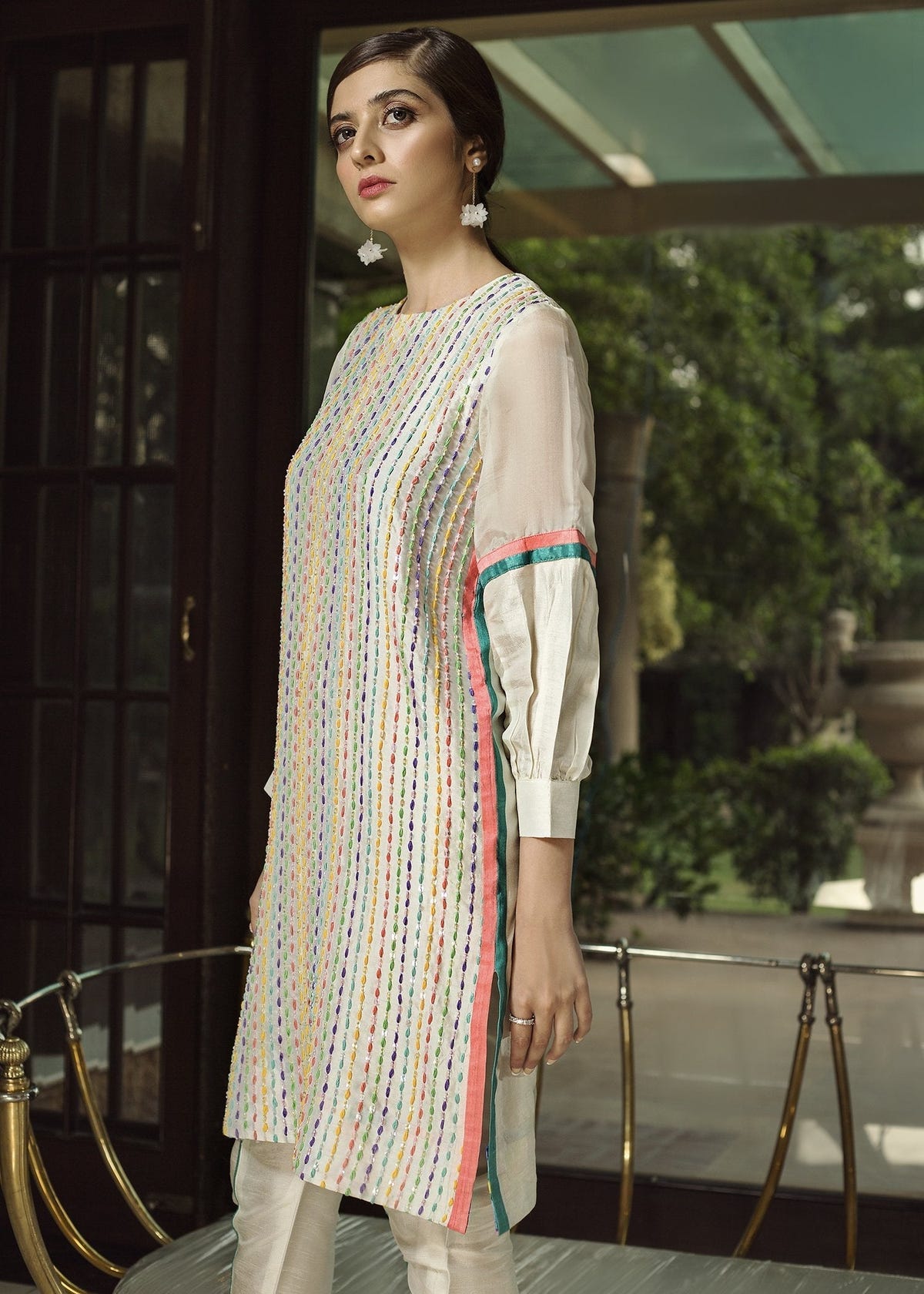 Hana | Serendipity Ready to Wear | French Vanilla -  Hana Ladies Clothes - Original Designer Dress - House of Maryam