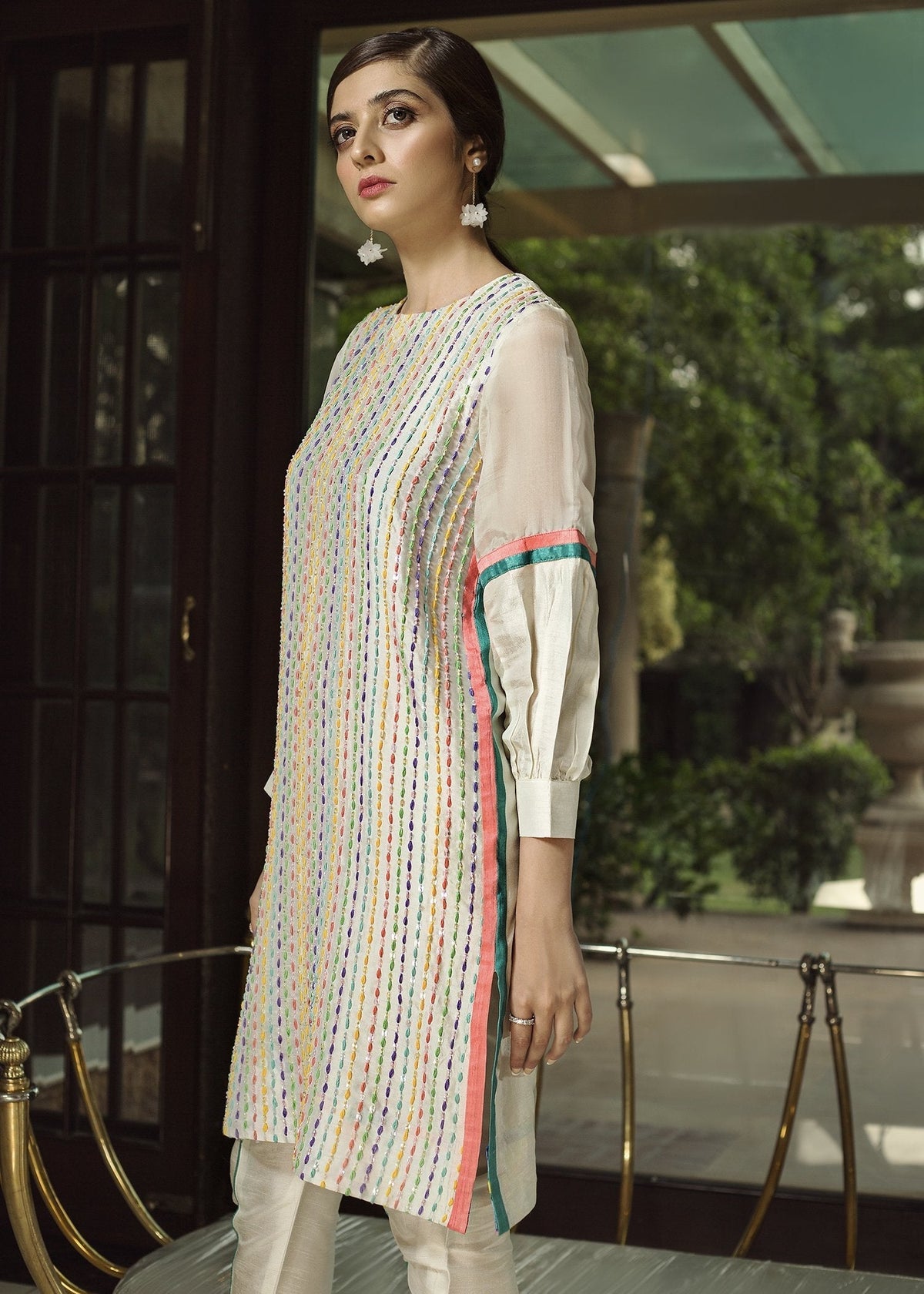 Hana | Serendipity Ready to Wear | French Vanilla -  Hana Ladies Clothes - Original Designer Dress - House of Maryam