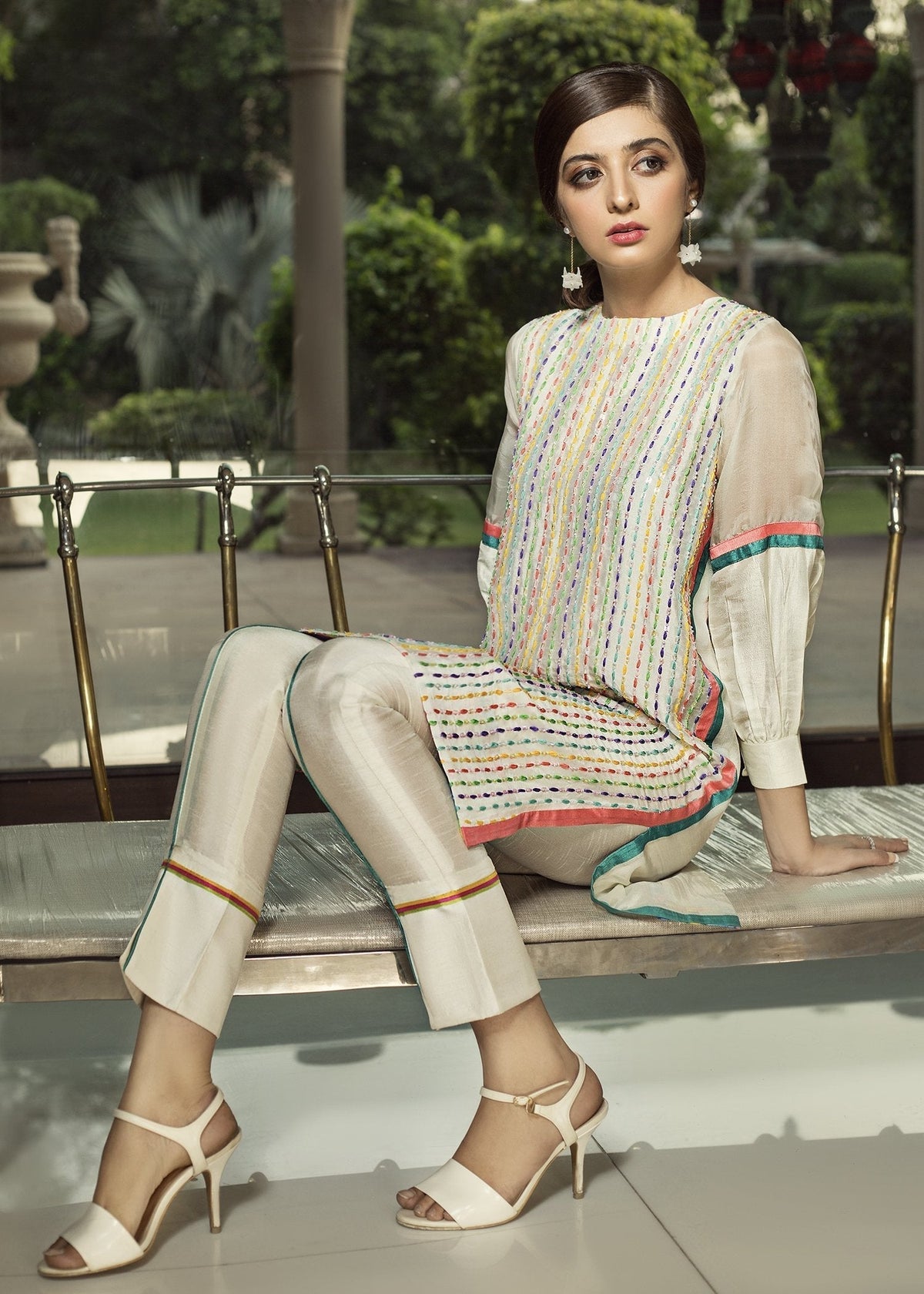Hana | Serendipity Ready to Wear | French Vanilla -  Hana Ladies Clothes - Original Designer Dress - House of Maryam