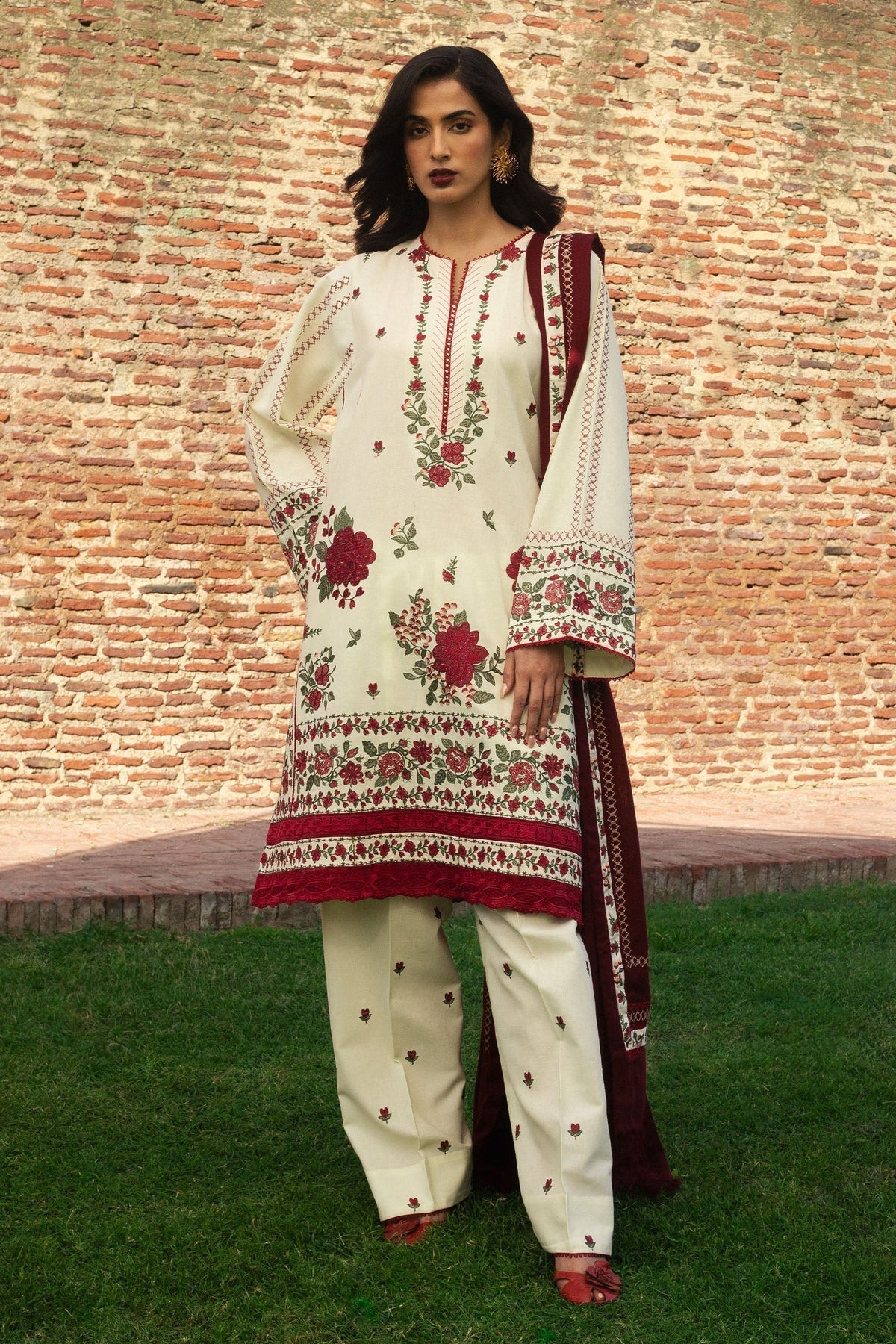 Zara Shahjahan | Winter 24 |  FARIDEH-D1 -  Zara Sahjahan Ladies Clothes - Original Designer Dress - House of Maryam