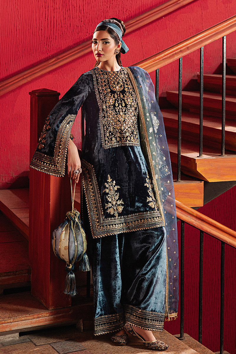 MNR | Roxy Cinema Velvet Edit 25' | Neelo -  MNR Roxy Cinema Velvet Edit FW 24/25 - Original Designer Dress - House of Maryam