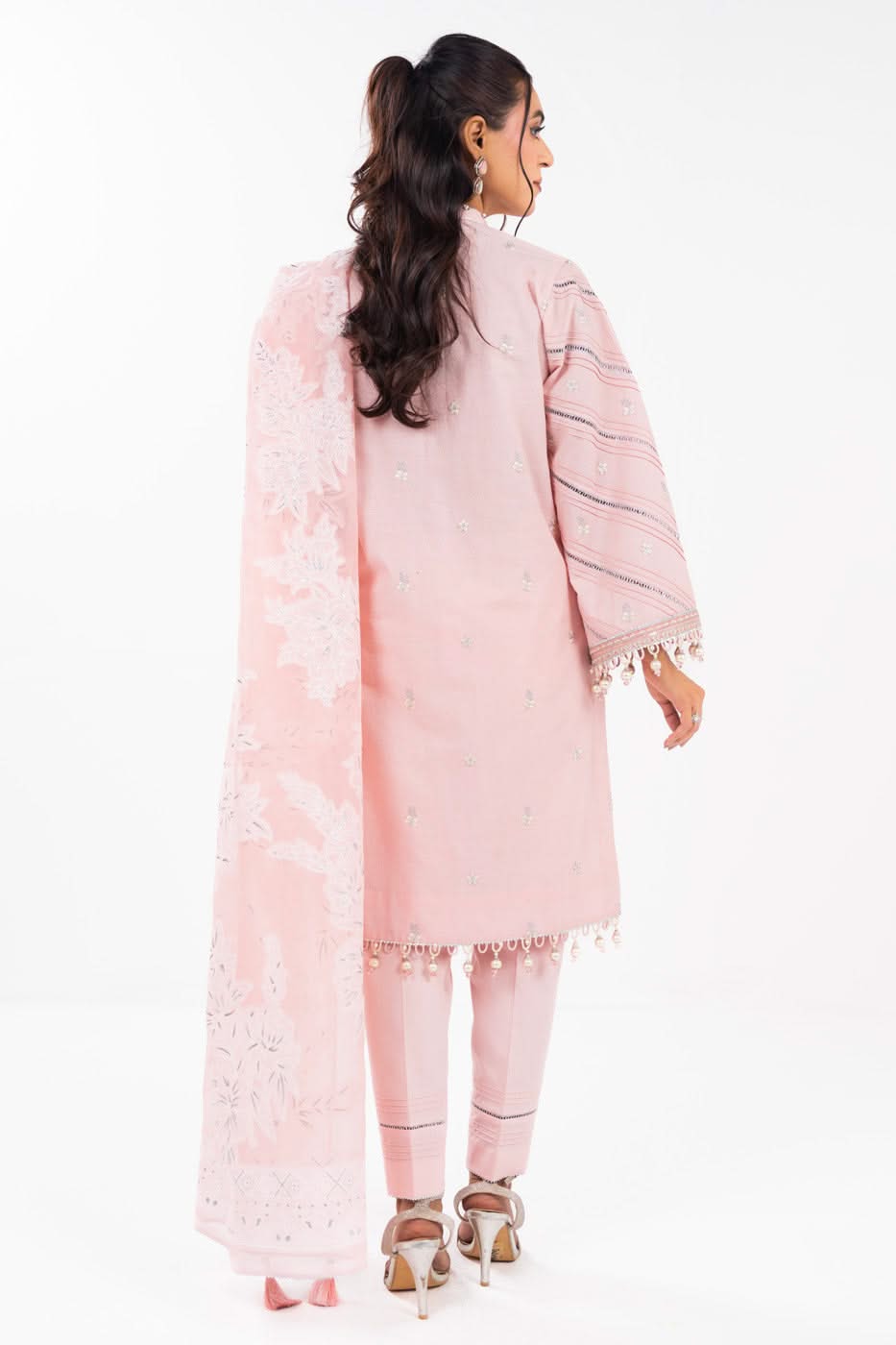 AlKaram | Festive Summer 25 | FC-13F-25-Baby Pink -  Alkaram Ladies Clothes -  House of Maryam