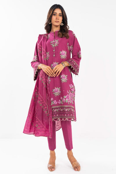 AlKaram | Festive Summer 25 | FC-17G-25-Magenta -  Alkaram Ladies Clothes - Original Designer Dress - House of Maryam