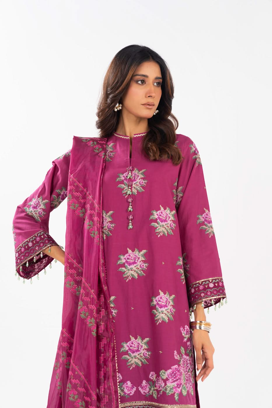 Al Karam | Festive Summer 25 | A-11 -  Alkaram Ladies Clothes - Original Designer Dress - House of Maryam