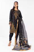 AlKaram | Festive Summer 25 | FC-1A-25-Black -  Alkaram Ladies Clothes -  House of Maryam