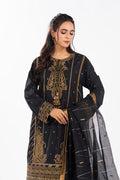 AlKaram | Festive Summer 25 | FC-1A-25-Black -  Alkaram Ladies Clothes -  House of Maryam