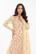 AlKaram | Festive Summer 25 | FC-21I-25-Yellow -  Alkaram Ladies Clothes -  House of Maryam