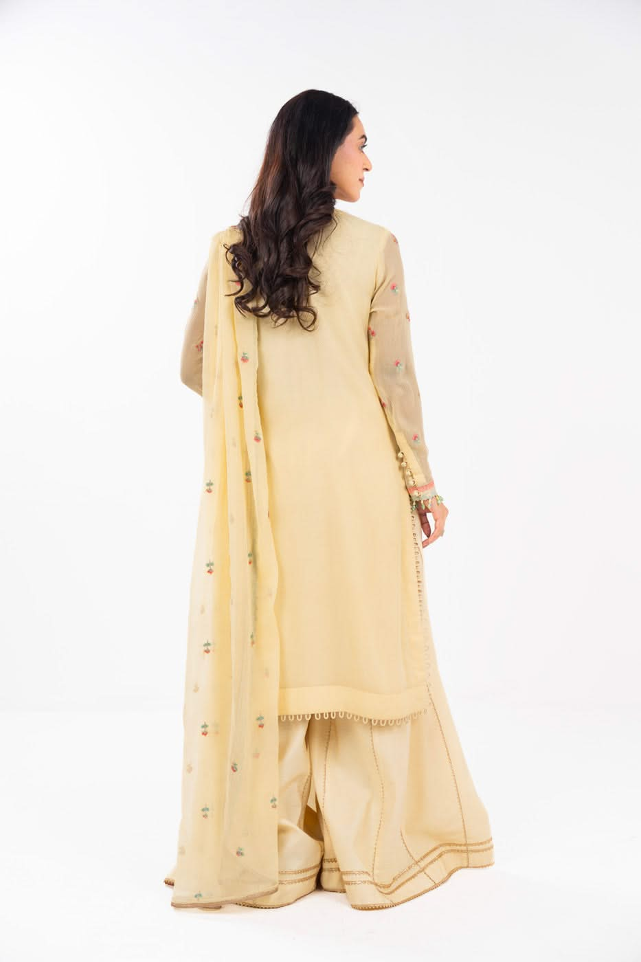 AlKaram | Festive Summer 25 | FC-21I-25-Yellow