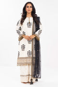 AlKaram | Festive Summer 25 | FC-30M-25-Off White -  Alkaram Ladies Clothes -  House of Maryam