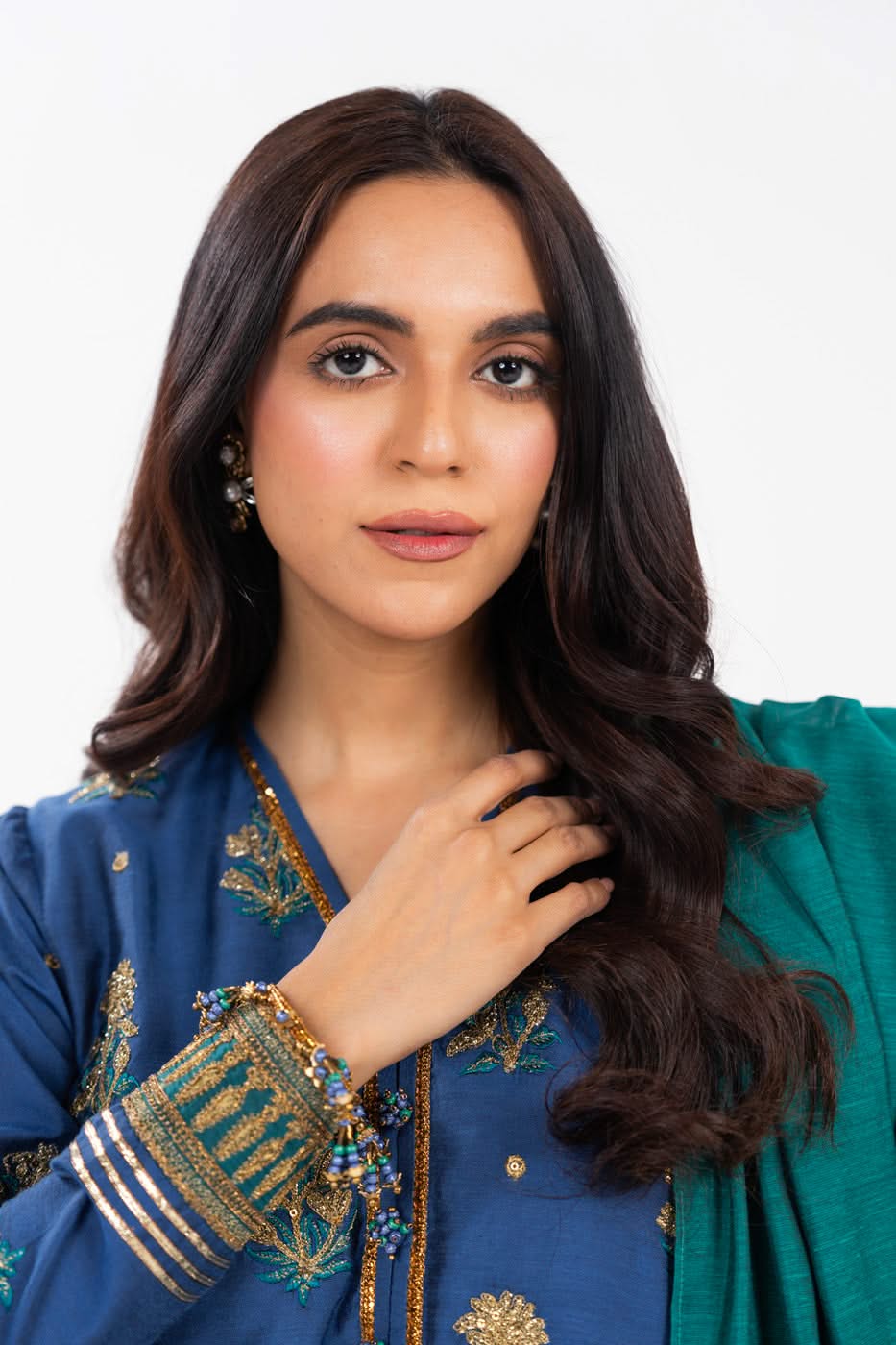 AlKaram | Festive Summer 25 | FC-8D-25-Royal Blue -  Alkaram Ladies Clothes -  House of Maryam