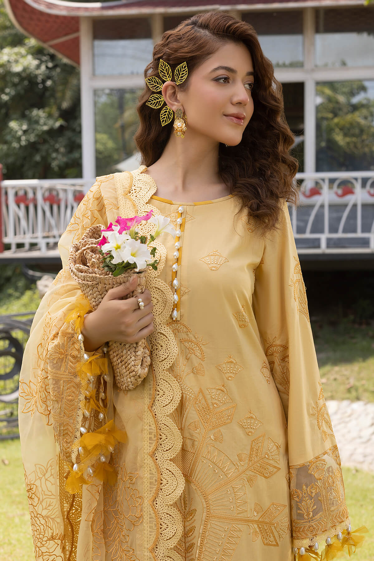 Raeesa Premium | Ferya Lawn | Noor E Fajar | Ferya | FD-01 -  Raeesa Premium Luxury - Original Designer Dress - House of Maryam
