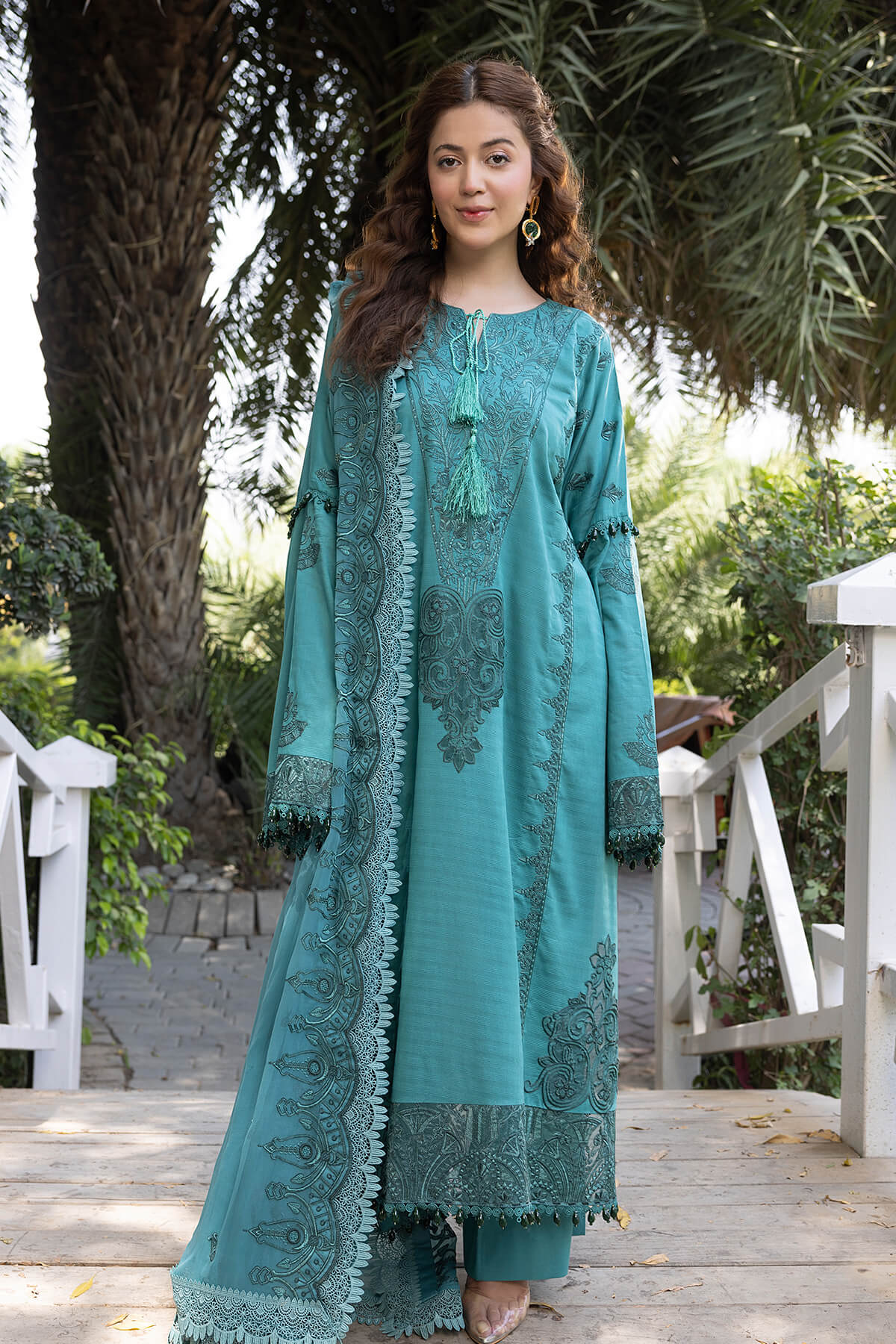 Raeesa Premium | Ferya Lawn | Noor E Fajar | Ferya | FD-03 -  Raeesa Premium Luxury - Original Designer Dress - House of Maryam
