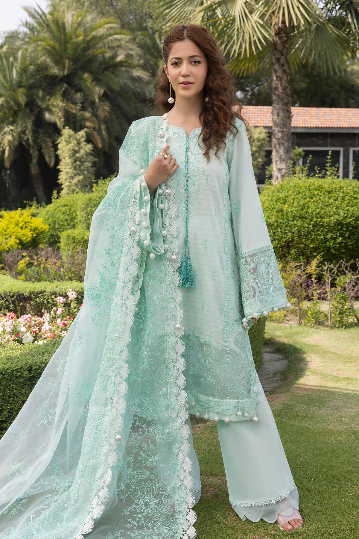 Raeesa Premium | Ferya Lawn | Noor E Fajar | Ferya | FD-04 -  Raeesa Premium Luxury - Original Designer Dress - House of Maryam