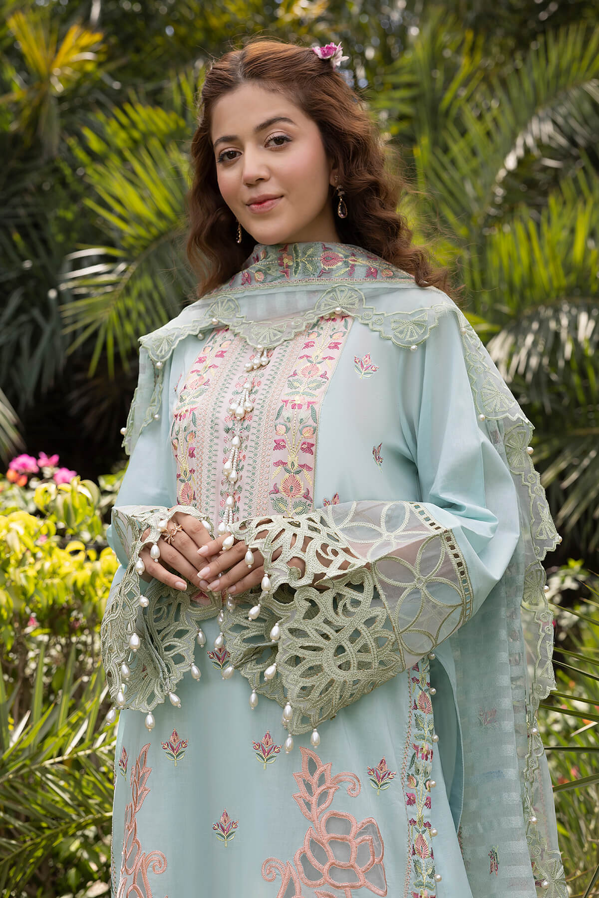 Raeesa Premium | Ferya Lawn | Noor E Fajar | Ferya | FD-06 -  Raeesa Premium Luxury -  House of Maryam