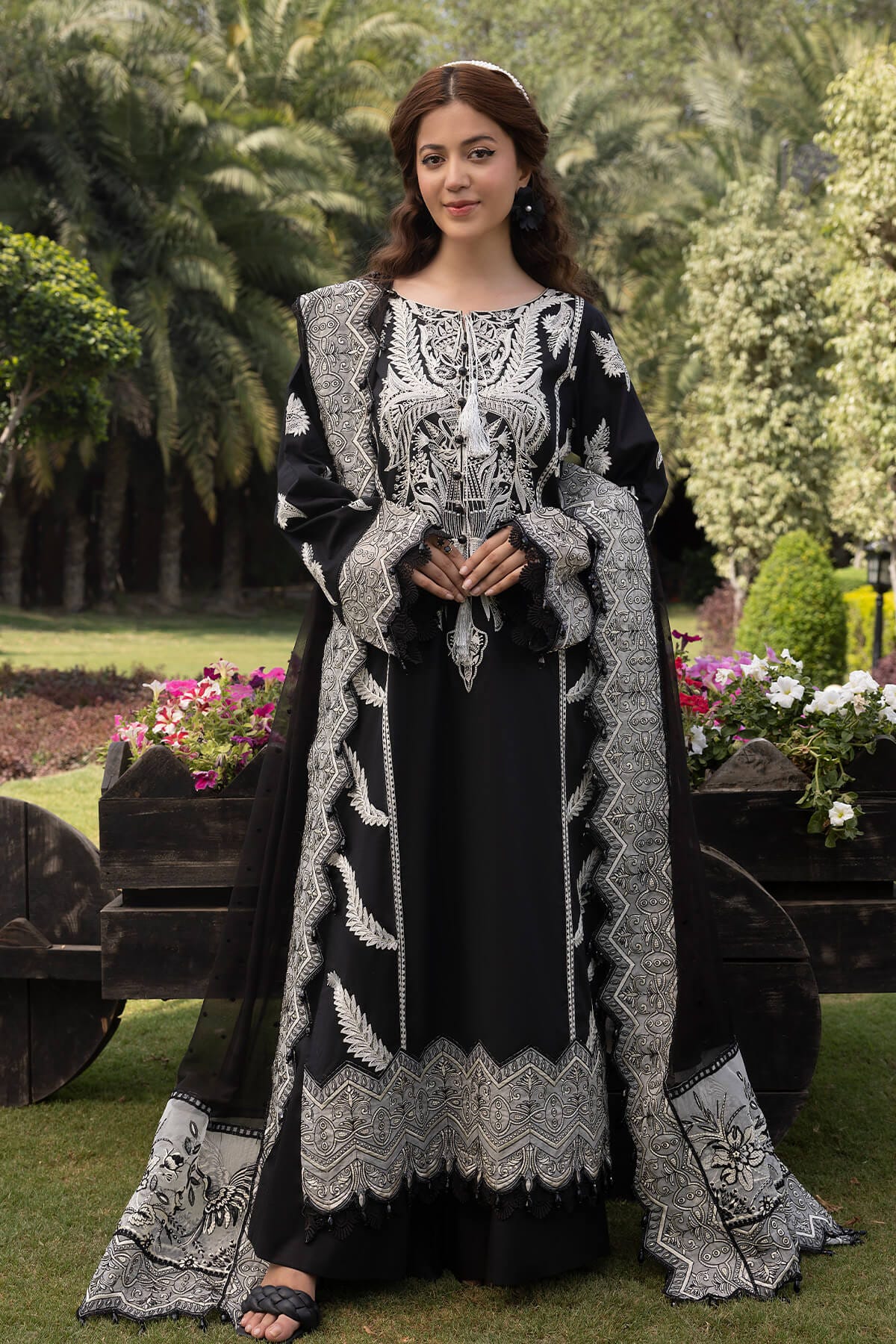 Raeesa Premium | Ferya Lawn | Noor E Fajar | Ferya | FD-07 -  Raeesa Premium Luxury - Original Designer Dress - House of Maryam