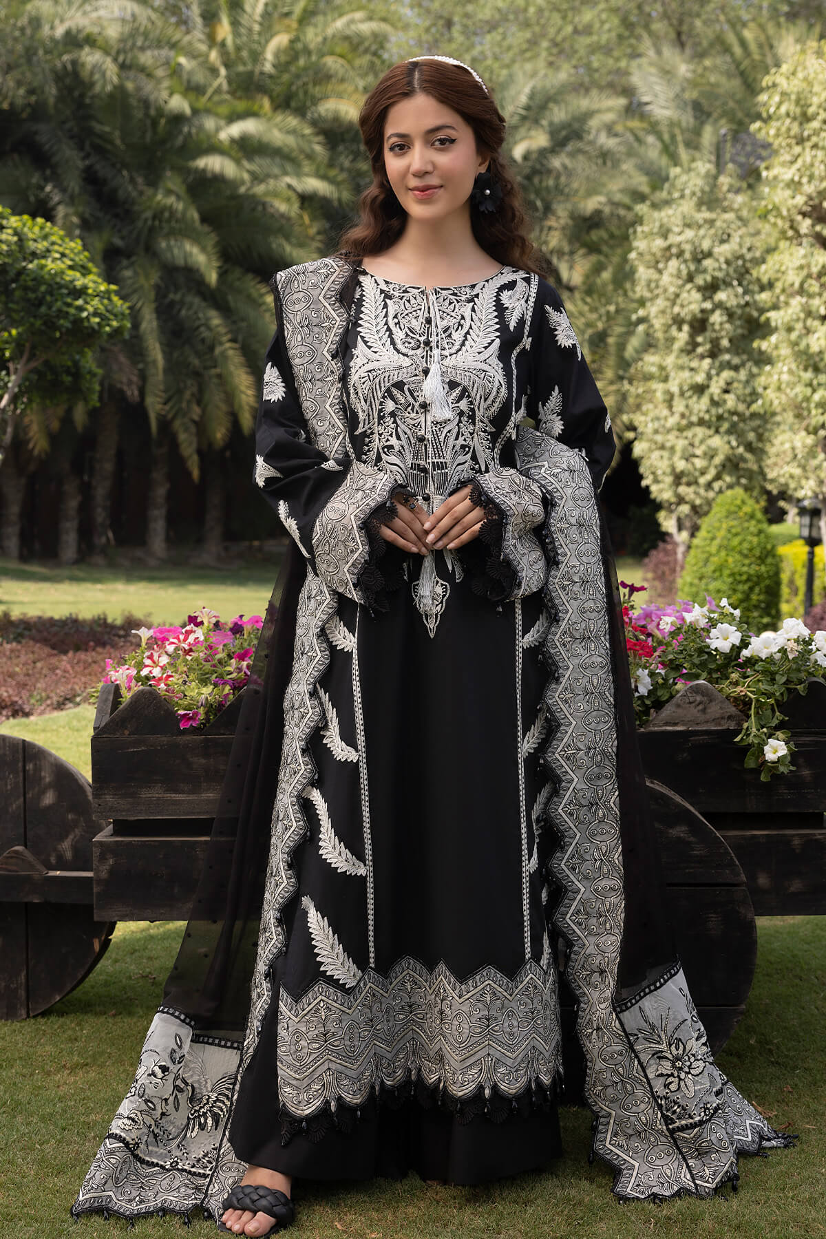 Raeesa Premium | Ferya Lawn | Noor E Fajar | Ferya | FD-07 -  Raeesa Premium Luxury - Original Designer Dress - House of Maryam