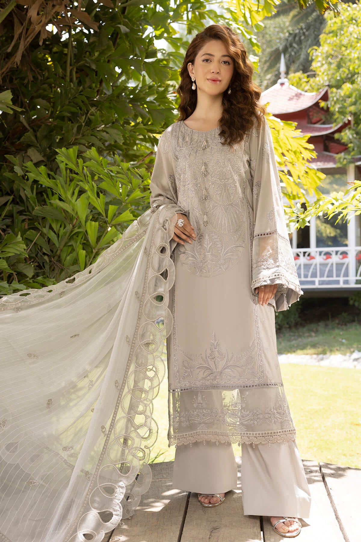 Raeesa Premium | Ferya Lawn | Noor E Fajar | Ferya | FD-08 -  Raeesa Premium Luxury - Original Designer Dress - House of Maryam