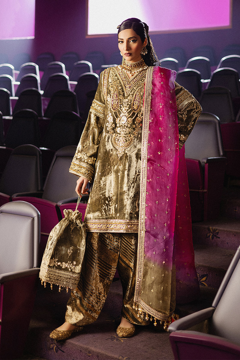 MNR | Roxy Cinema Velvet Edit 25' | Nisho -  MNR Roxy Cinema Velvet Edit FW 24/25 - Original Designer Dress - House of Maryam