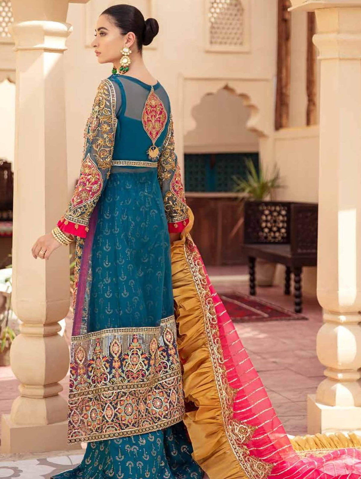 Maryum N Maria | Freesia Wedding Chiffon | FH-07 -  Maryum N Maria Ladies Clothes - Original Designer Dress - House of Maryam