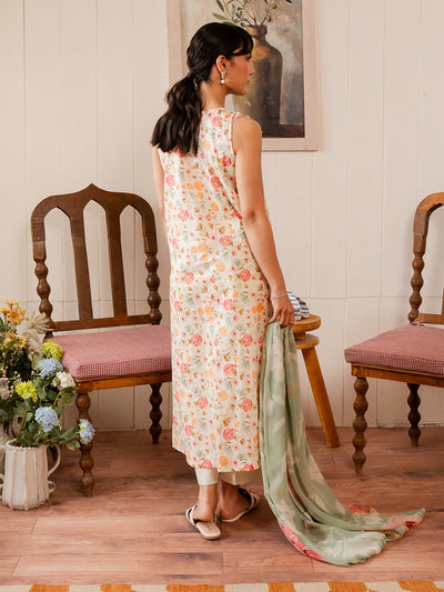 Izel | Oh Spring Lawn 25 | FLORA (B) -  Izel Ladies Clothes - Original Designer Dress - House of Maryam