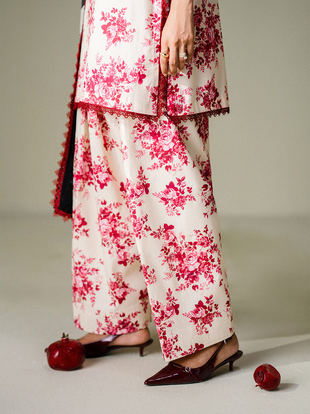 Faiza Faisal | FNF Printed Lawn | ROSE REVERIE, image 4