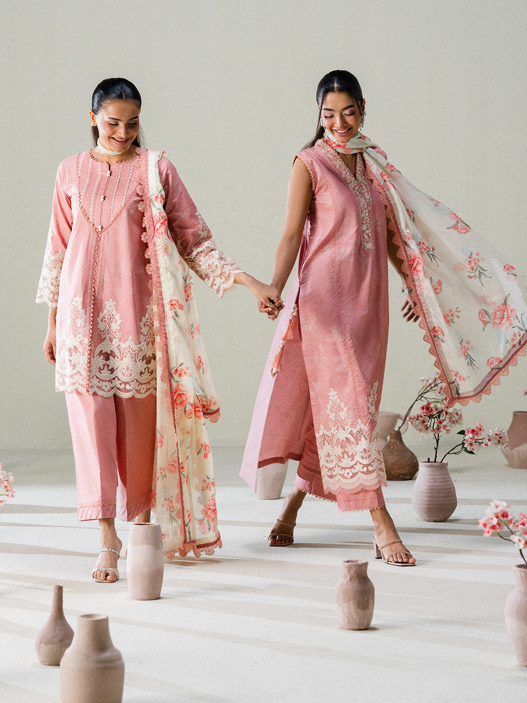Faiza Faisal | FNF Printed Lawn | BLUSH HORIZON