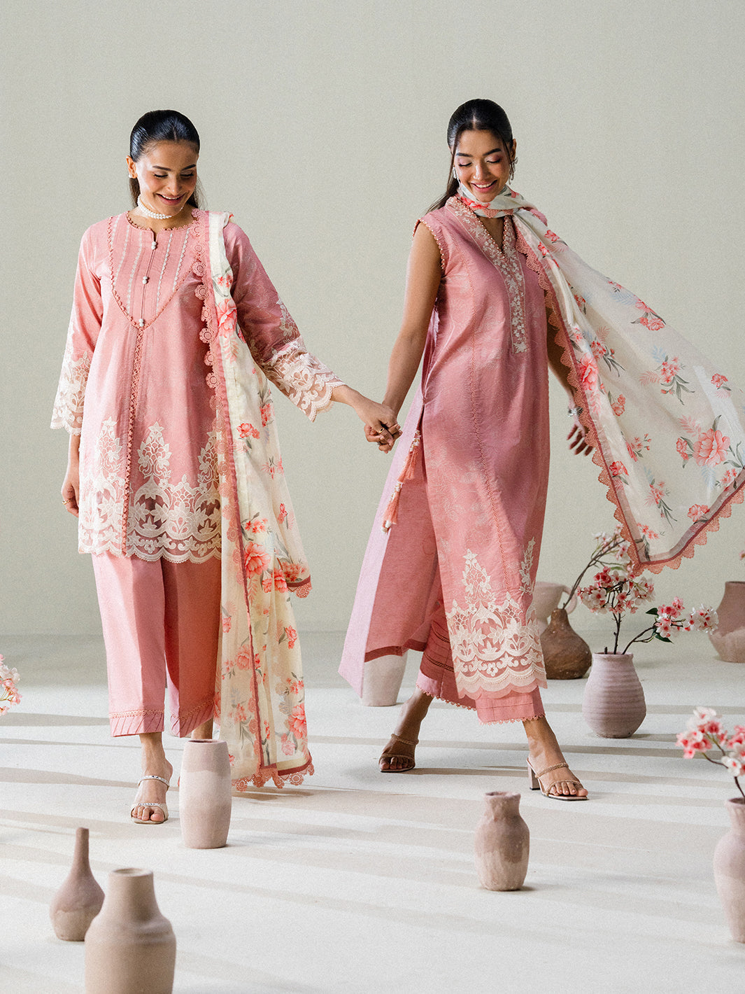 Faiza Faisal | FNF Printed Lawn | BLUSH HORIZON