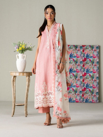 Faiza Faisal | FNF Printed Lawn | BLUSH HORIZON