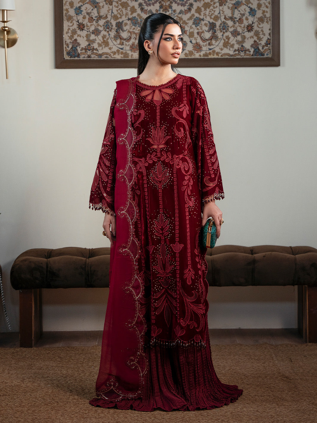 Faiza Faisal | Solene Luxury Velvets | ROUGE