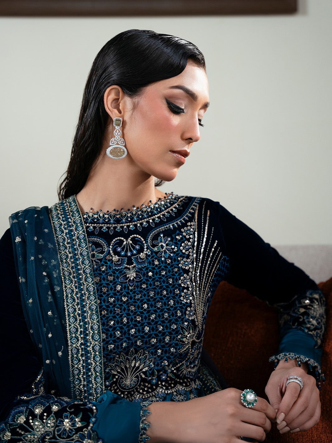 Faiza Faisal | Solene Luxury Velvets |CELESTINE, image 6