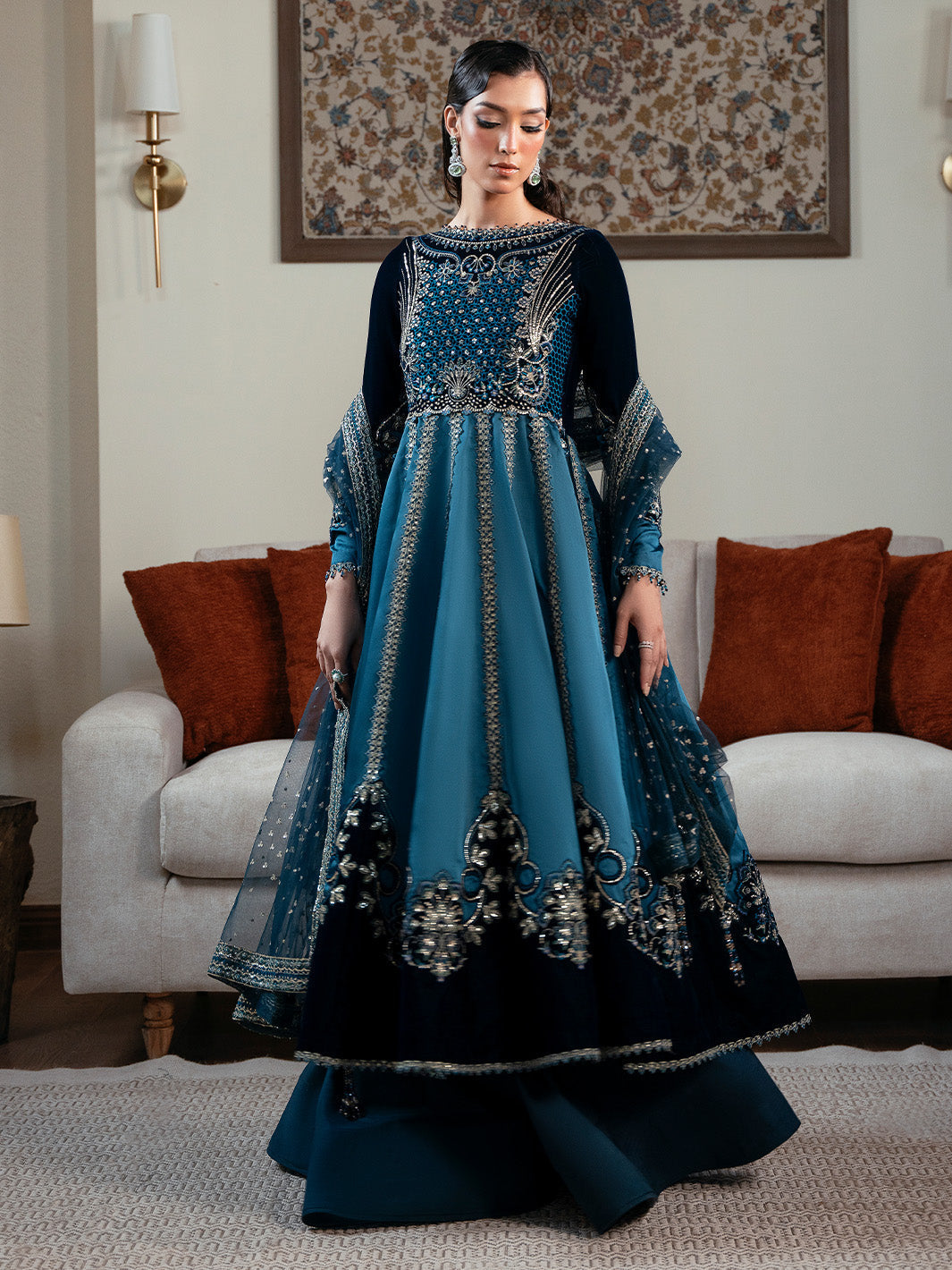 Faiza Faisal | Solene Luxury Velvets |CELESTINE, image 3