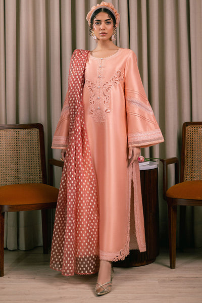 MNR | Chaye Coffee Luxury Pret | Peach Delight -  MNR Chaye Coffee; Luxury Pret - Original Designer Dress - House of Maryam