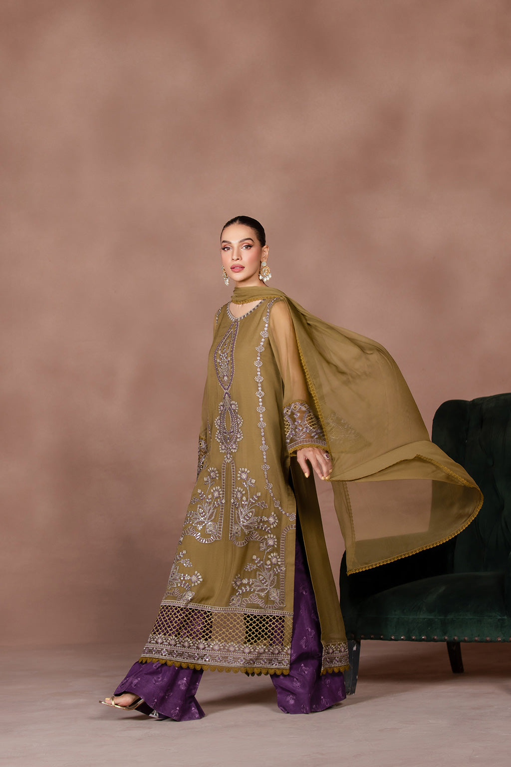 Flossie | Studio RTW | TANSY GREEN -  Flossie Ladies Clothes - Original Designer Dress - House of Maryam