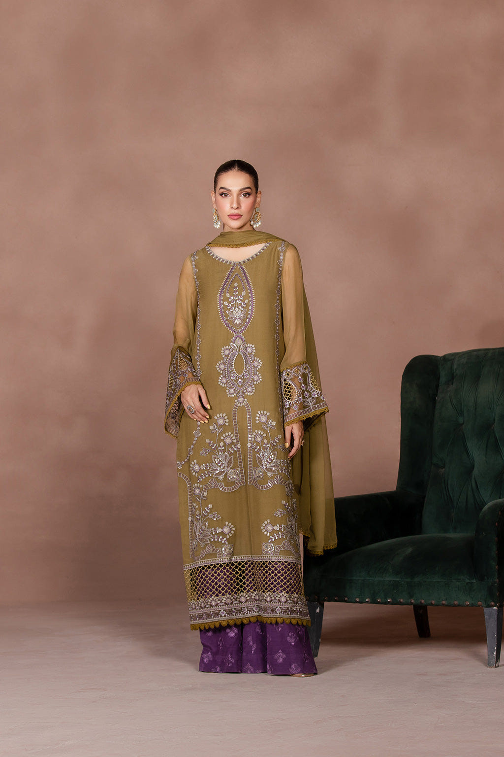 Flossie | Studio RTW | TANSY GREEN -  Flossie Ladies Clothes - Original Designer Dress - House of Maryam