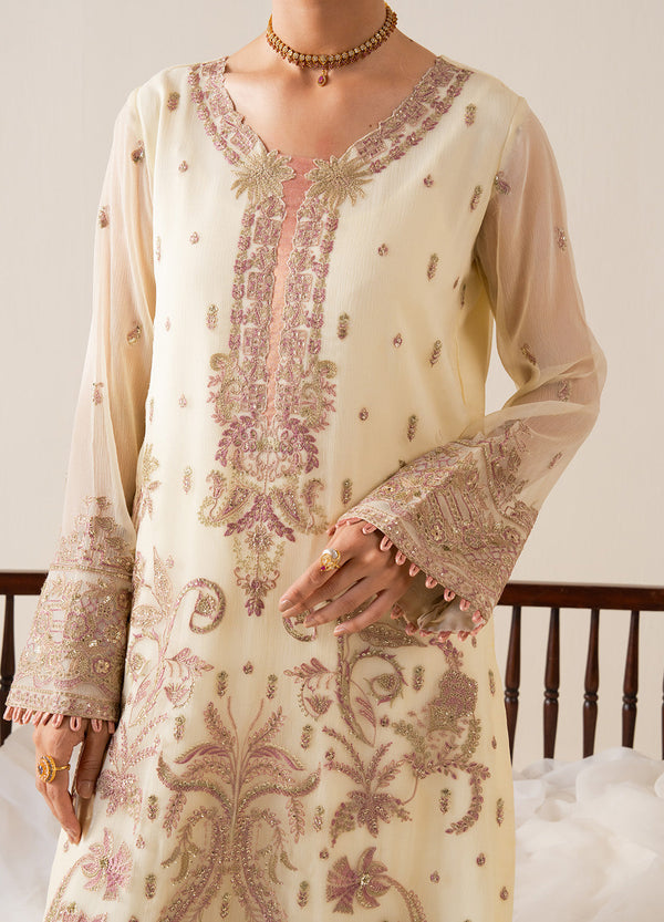 Maryum N Maria | Zaib Luxury |  Embroirdered Chiffon LILI - FS50128 -  Maryum N Maria Ladies Clothes - Original Designer Dress - House of Maryam