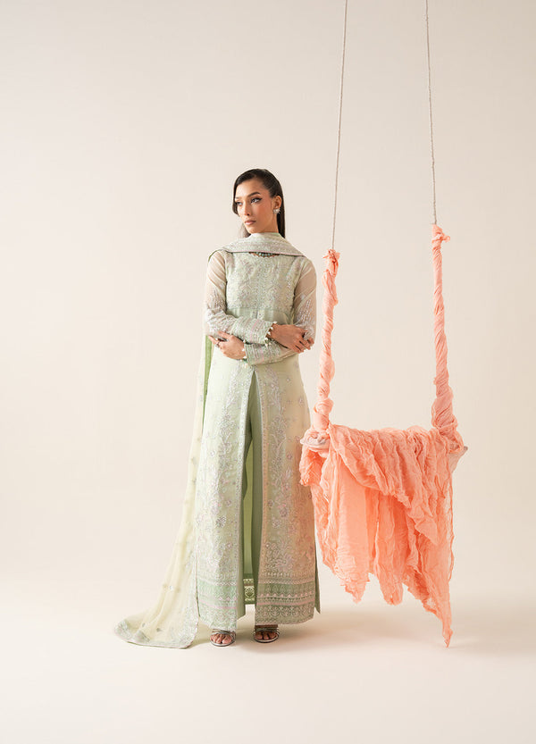 Maryum N Maria | Zaib Luxury |  Embroirdered Chiffon LOUISE - FS50130 -  Maryum N Maria Ladies Clothes - Original Designer Dress - House of Maryam