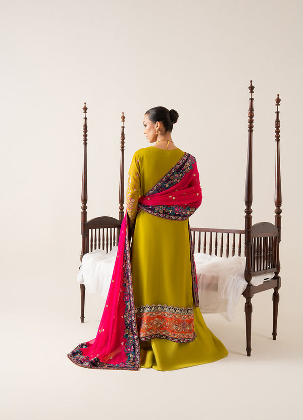 Maryum N Maria | Zaib Luxury |  Embroirdered Chiffon REINE - FS50134 -  Maryum N Maria Ladies Clothes - Original Designer Dress - House of Maryam