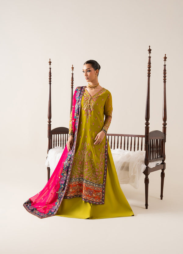 Maryum N Maria | Zaib Luxury |  Embroirdered Chiffon REINE - FS50134 -  Maryum N Maria Ladies Clothes - Original Designer Dress - House of Maryam