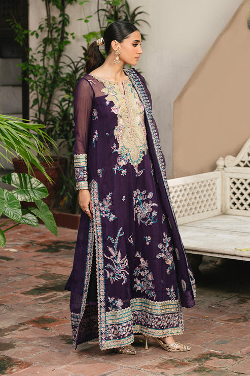 Maryum N Maria | Gulnaar Formals | 3 Piece Embroidered Chiffon POLINA - FSU5650-4