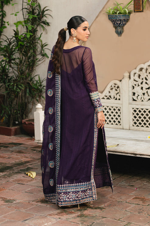 Maryum N Maria | Gulnaar Formals | 3 Piece Embroidered Chiffon POLINA - FSU5650, image 2