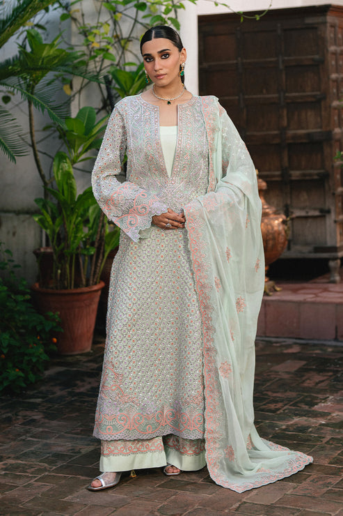 Maryum N Maria | Gulnaar Formals | 3 Piece Embroidered Chiffon TATIANA - FSU5652