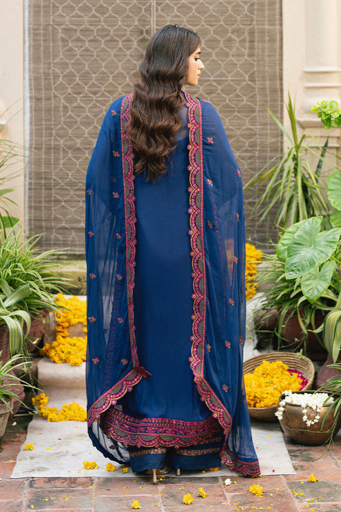 Maryum N Maria | Gulnaar Formals | 3 Piece Embroidered Chiffon ROKSANA - FSU5653-2