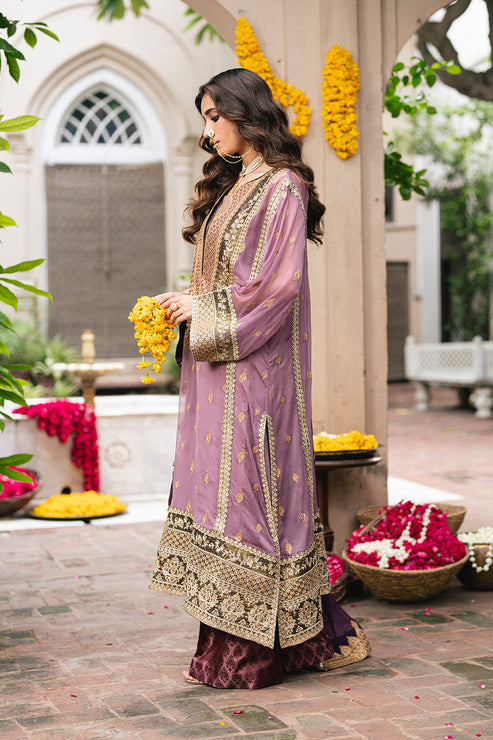 Maryum N Maria | Gulnaar Formals | 3 Piece Embroidered Chiffon KAMILLA - FSU5654-4