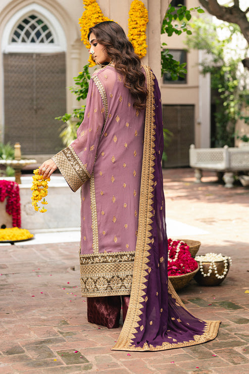 Maryum N Maria | Gulnaar Formals | 3 Piece Embroidered Chiffon KAMILLA - FSU5654-2