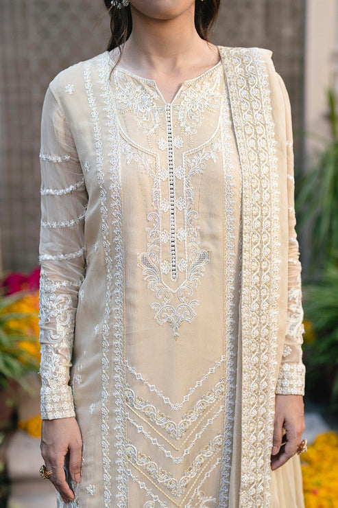 Maryum N Maria | Gulnaar Formals | 3 Piece Embroidered Chiffon ANASTASIA - FSU5655-3