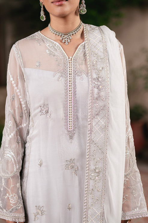 Maryum N Maria | Gulnaar Formals | 3 Piece Embroidered Chiffon FAINA - FSU5656-3