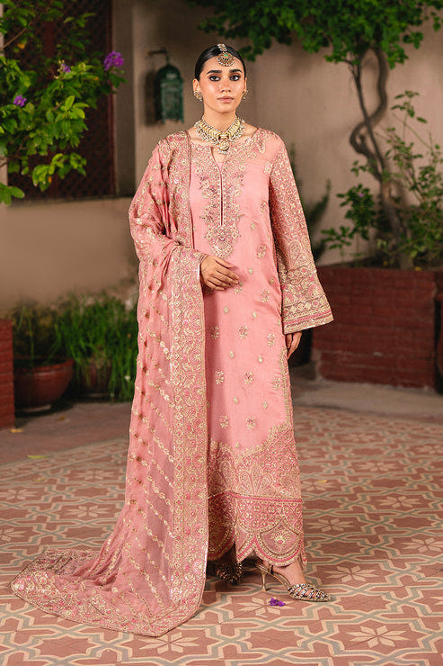 Maryum N Maria | Gulnaar Formals | 3 Piece Embroidered Chiffon SASHA - FSU5658