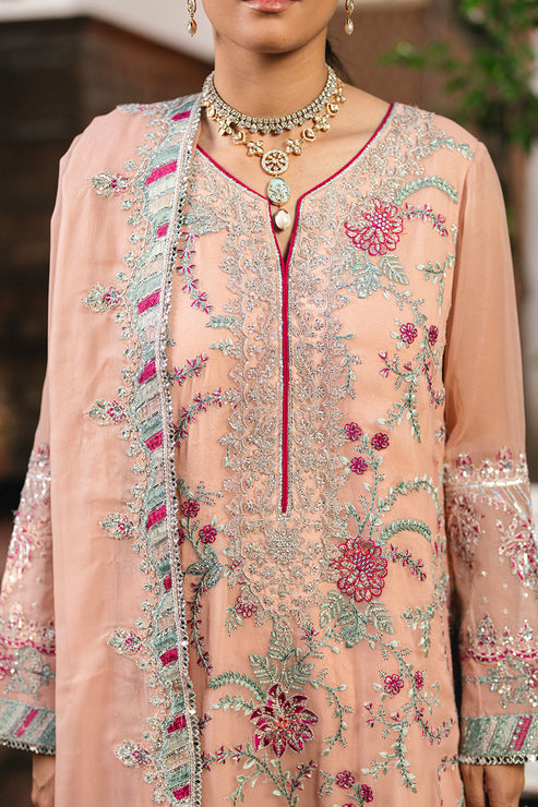 Maryum N Maria | Gulnaar Formals | 3 Piece Embroidered Chiffon ANYA - FSU5659-3