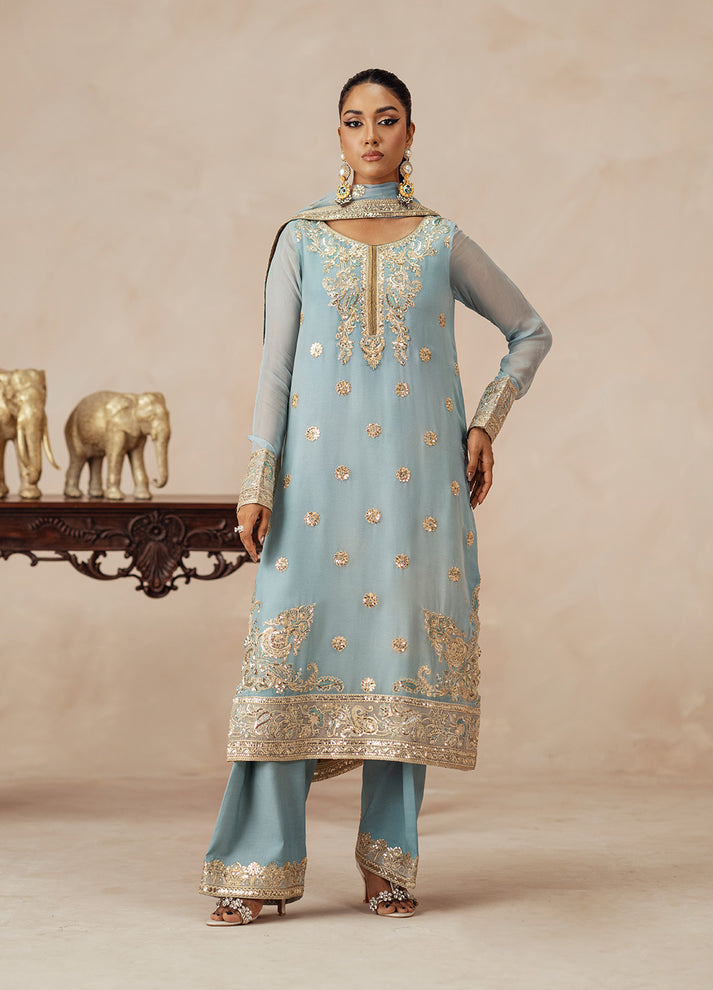 Fressia Premium | Premium Chiffon | FSU5619 -  Fressia Premium Ladies Clothes - Original Designer Dress - House of Maryam